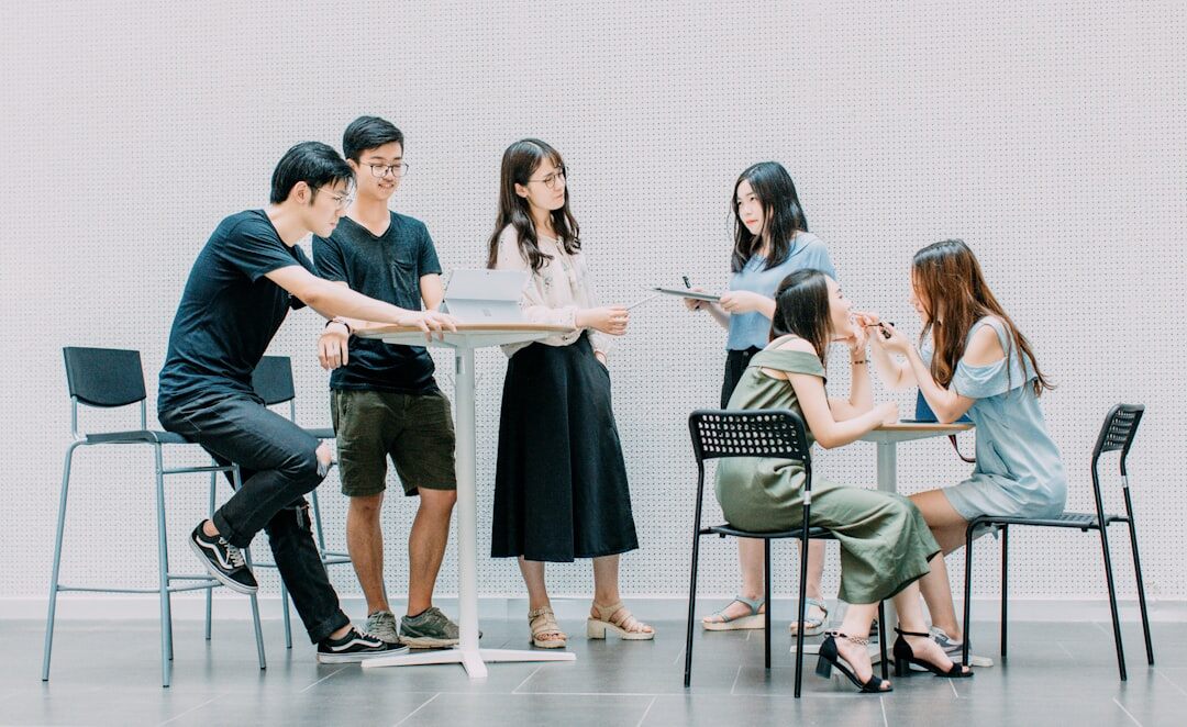 group of people discussing social issues